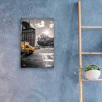 Epic Art 'Crosswalks of Manhattan I' by Donnie Quillen, Acrylic Glass Wall Art,16x24