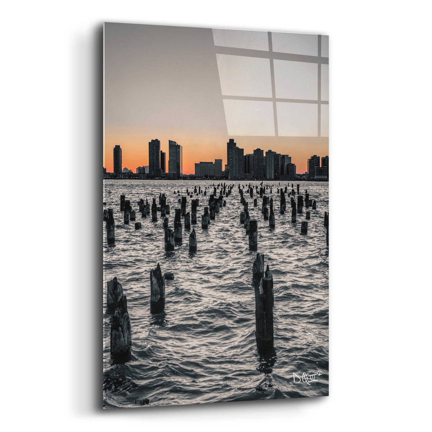 Epic Art 'Manhattan Sunrise I' by Donnie Quillen, Acrylic Glass Wall Art,12x16