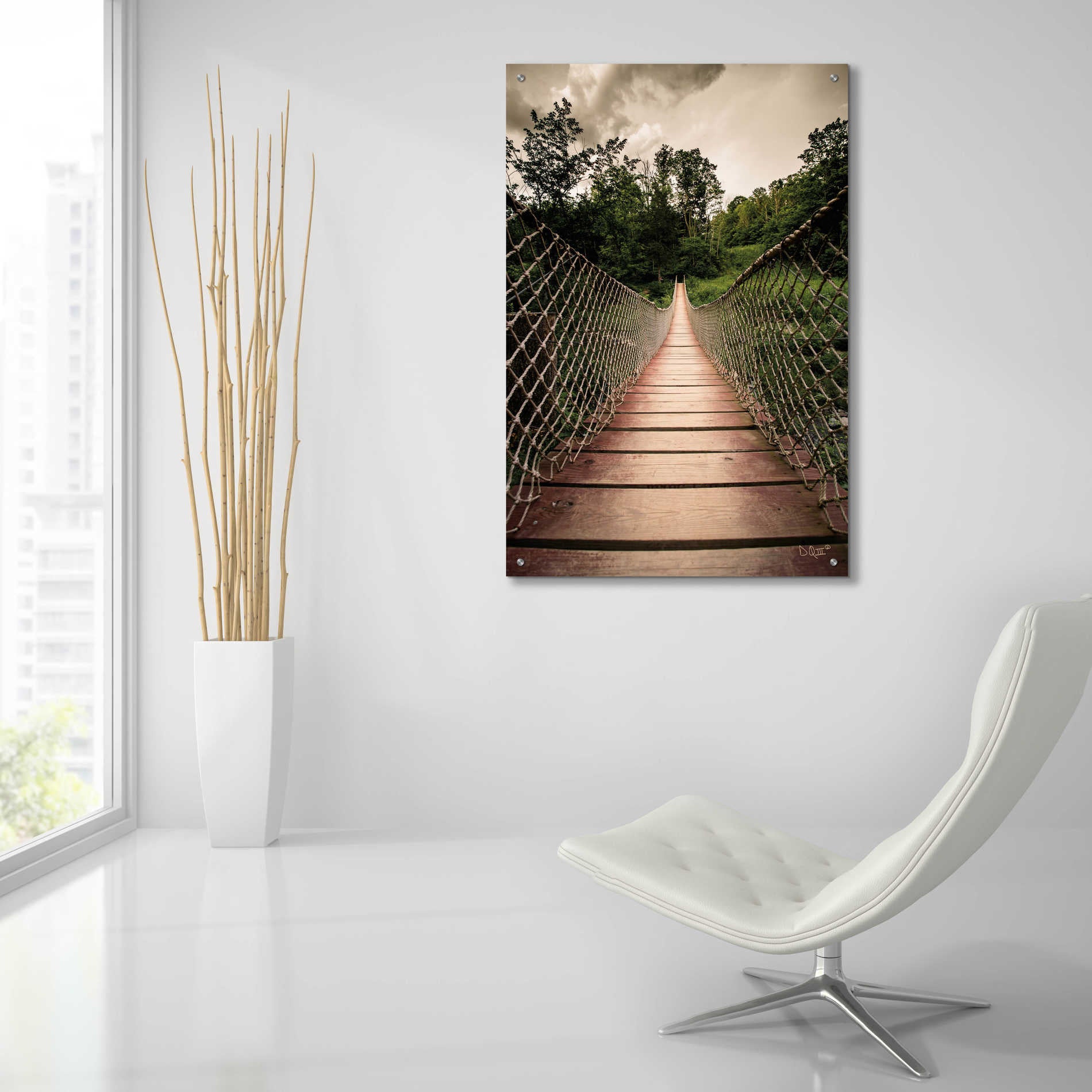 Epic Art 'Wilderness Walkway' by Donnie Quillen, Acrylic Glass Wall Art,24x36