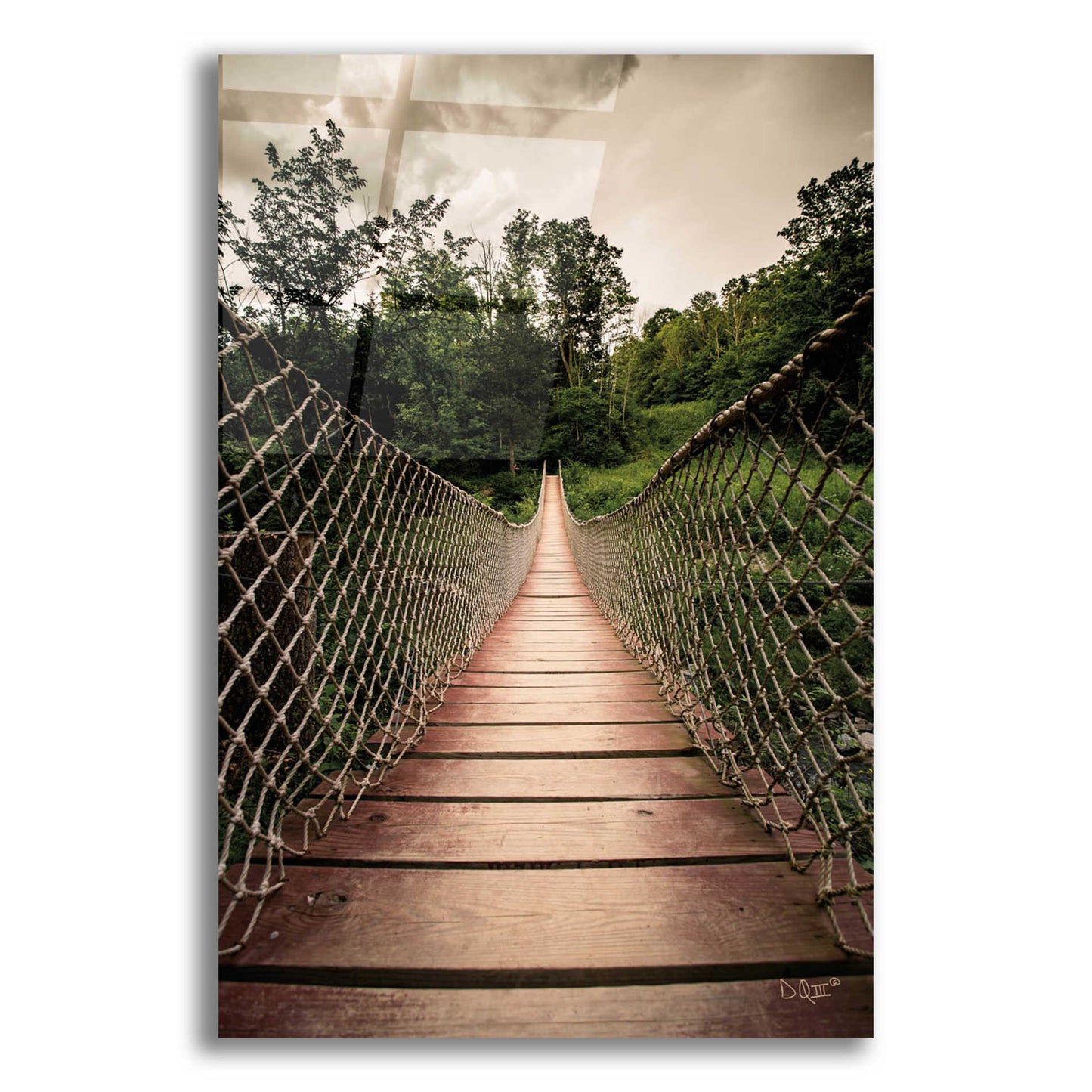 Epic Art 'Wilderness Walkway' by Donnie Quillen, Acrylic Glass Wall Art