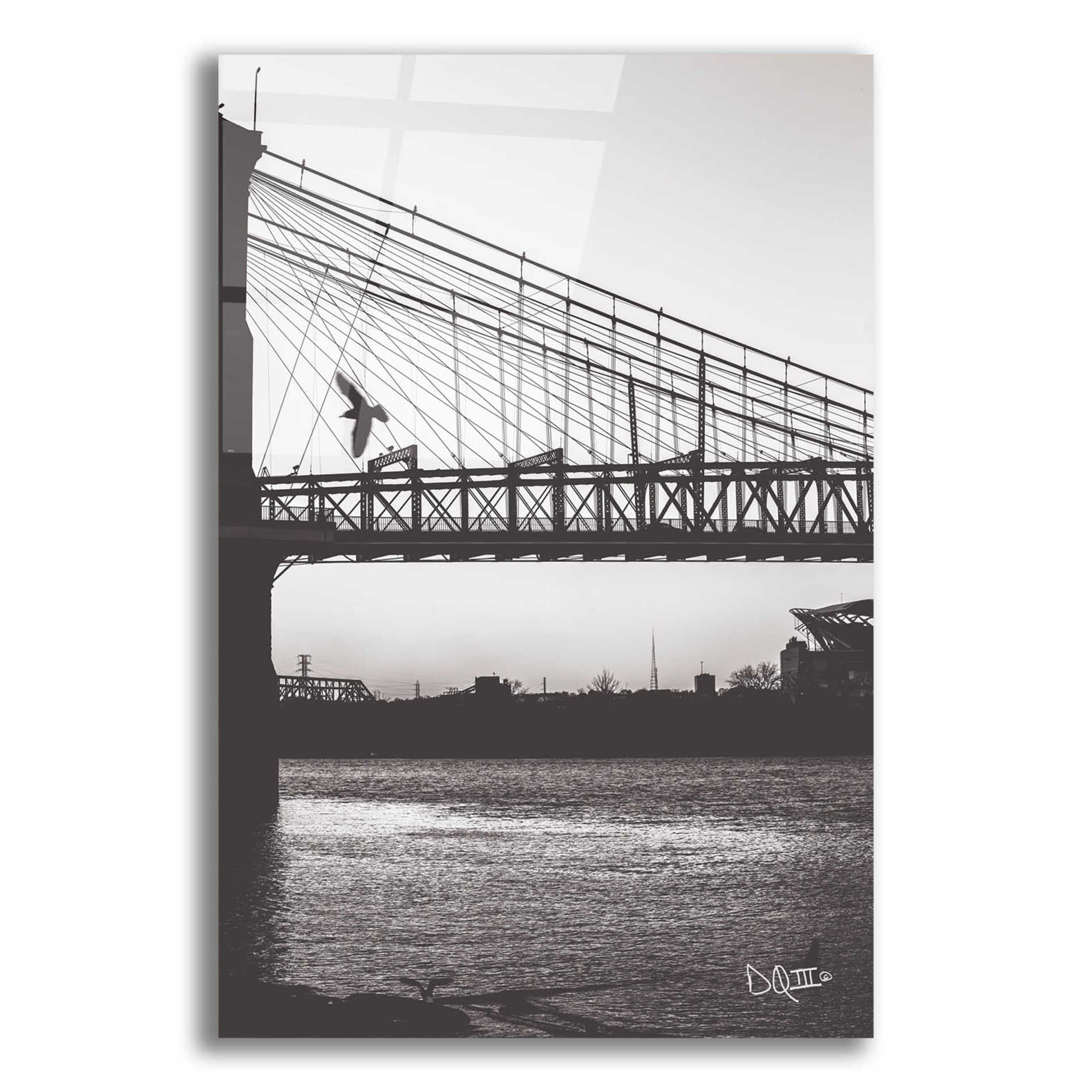 Epic Art 'Suspension Bridge II' by Donnie Quillen, Acrylic Glass Wall Art