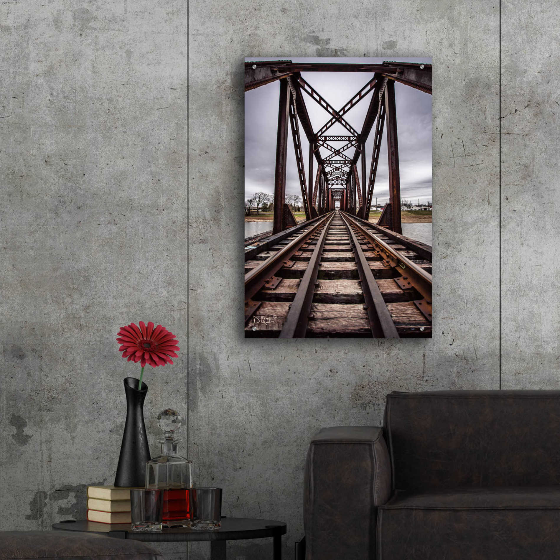 Epic Art 'Take the Detour' by Donnie Quillen, Acrylic Glass Wall Art,24x36