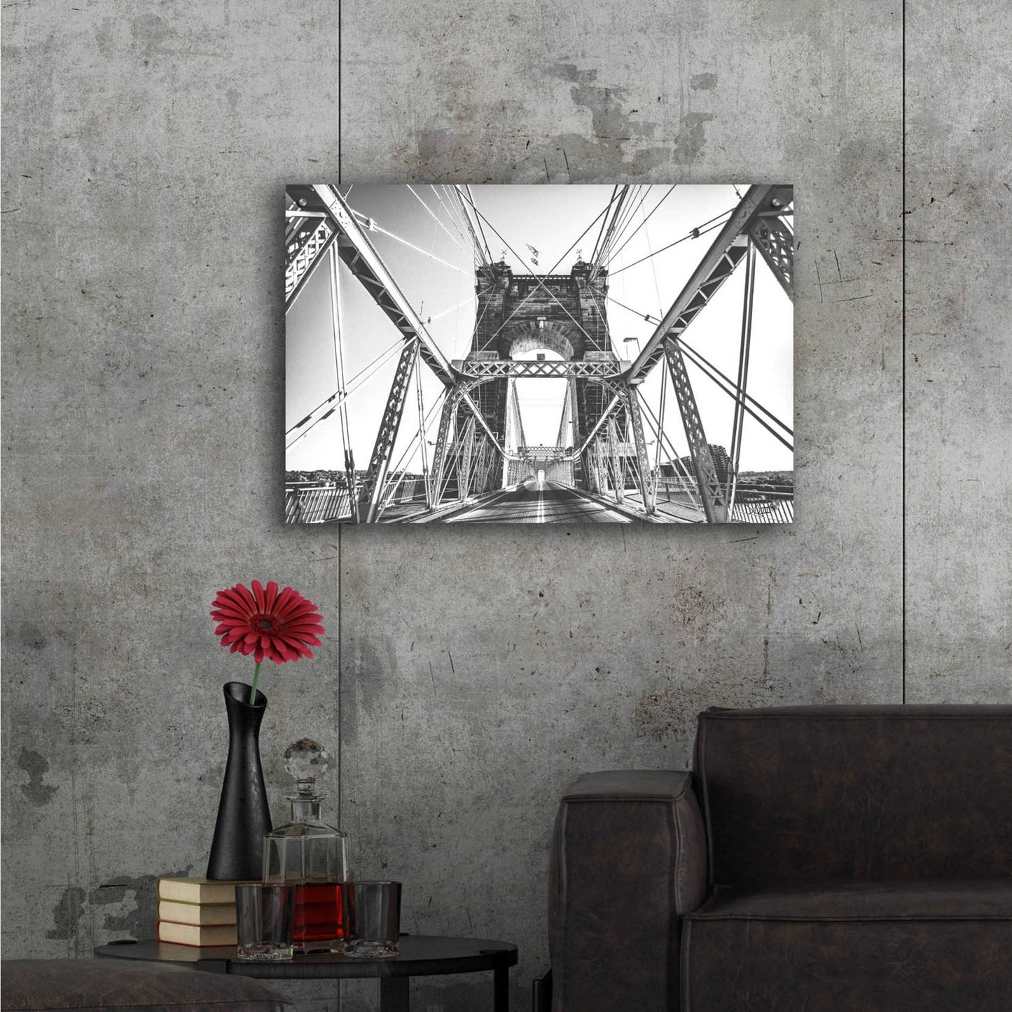 Epic Art 'Gray Matter' by Donnie Quillen, Acrylic Glass Wall Art,36x24