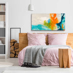Epic Art 'Tidal Abstract I' by Sisa Jasper,' Acrylic Glass Wall Art,48x24