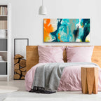 Epic Art 'Tidal Abstract II' by Sisa Jasper,' Acrylic Glass Wall Art,48x24