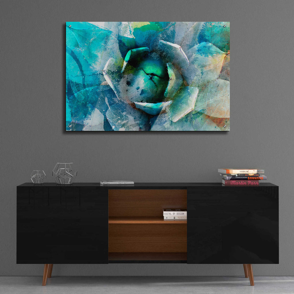 Epic Art 'Agave Abstract I' by Sisa Jasper,' Acrylic Glass Wall Art,36x24