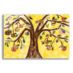 Epic Art 'Yellow Orange Tree' by Sisa Jasper,' Acrylic Glass Wall Art