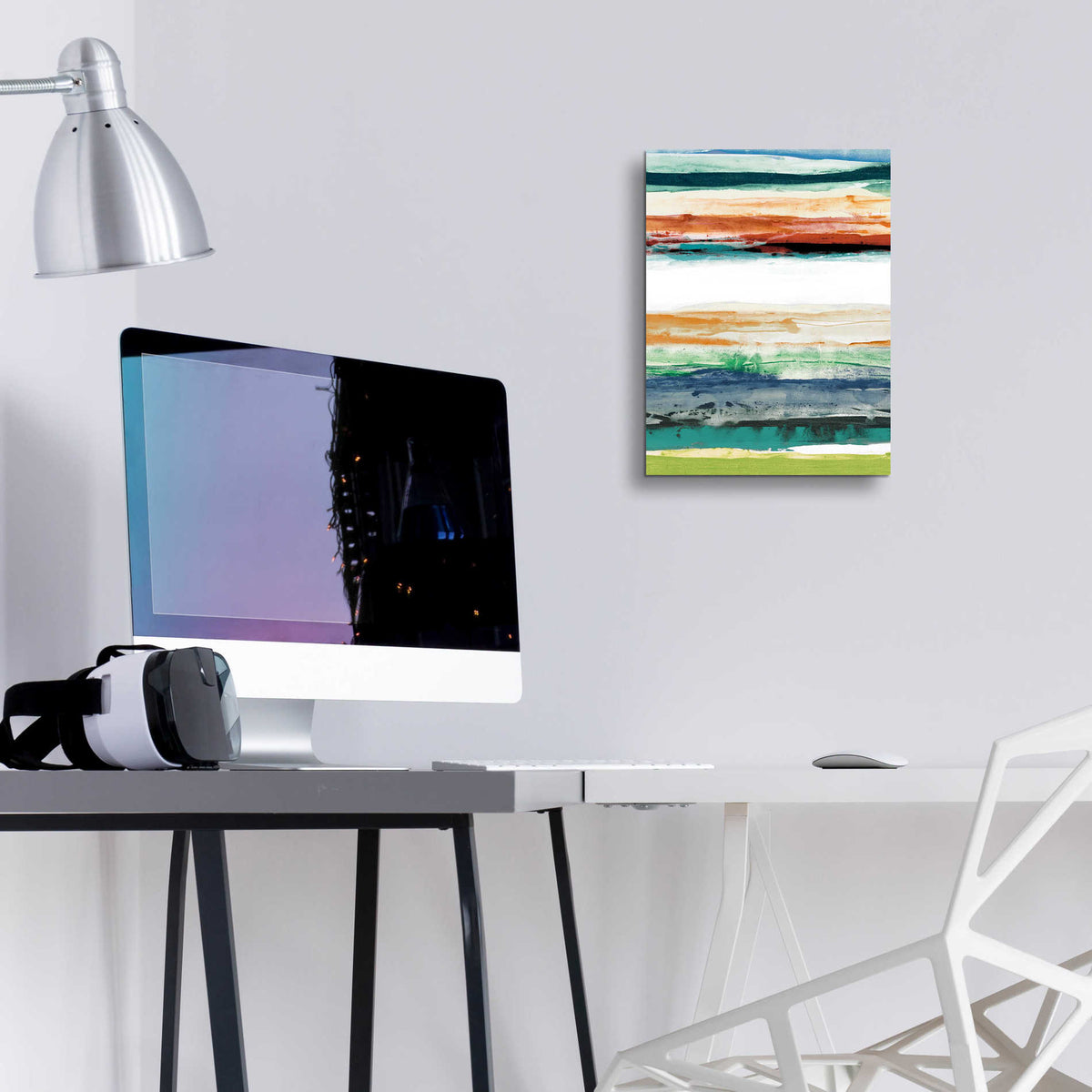 Epic Art 'Primary Descision III' by Sisa Jasper,' Acrylic Glass Wall Art,12x16