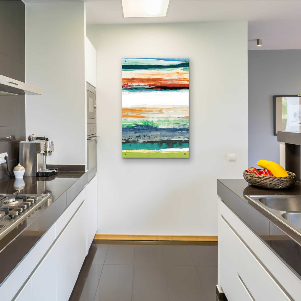 Epic Art 'Primary Descision III' by Sisa Jasper,' Acrylic Glass Wall Art,24x36