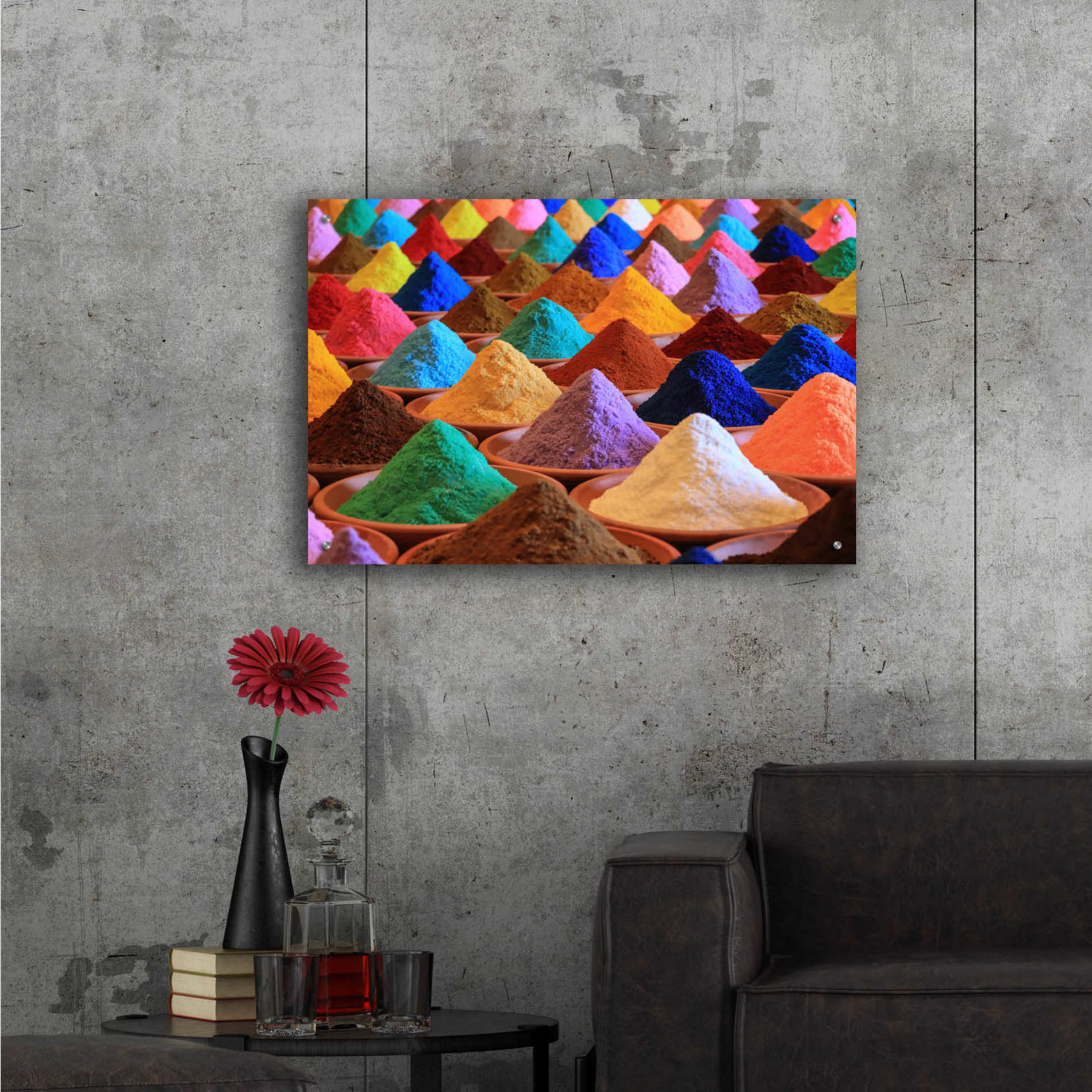 Epic Art 'Colorful Life,' Acrylic Glass Wall Art,36x24