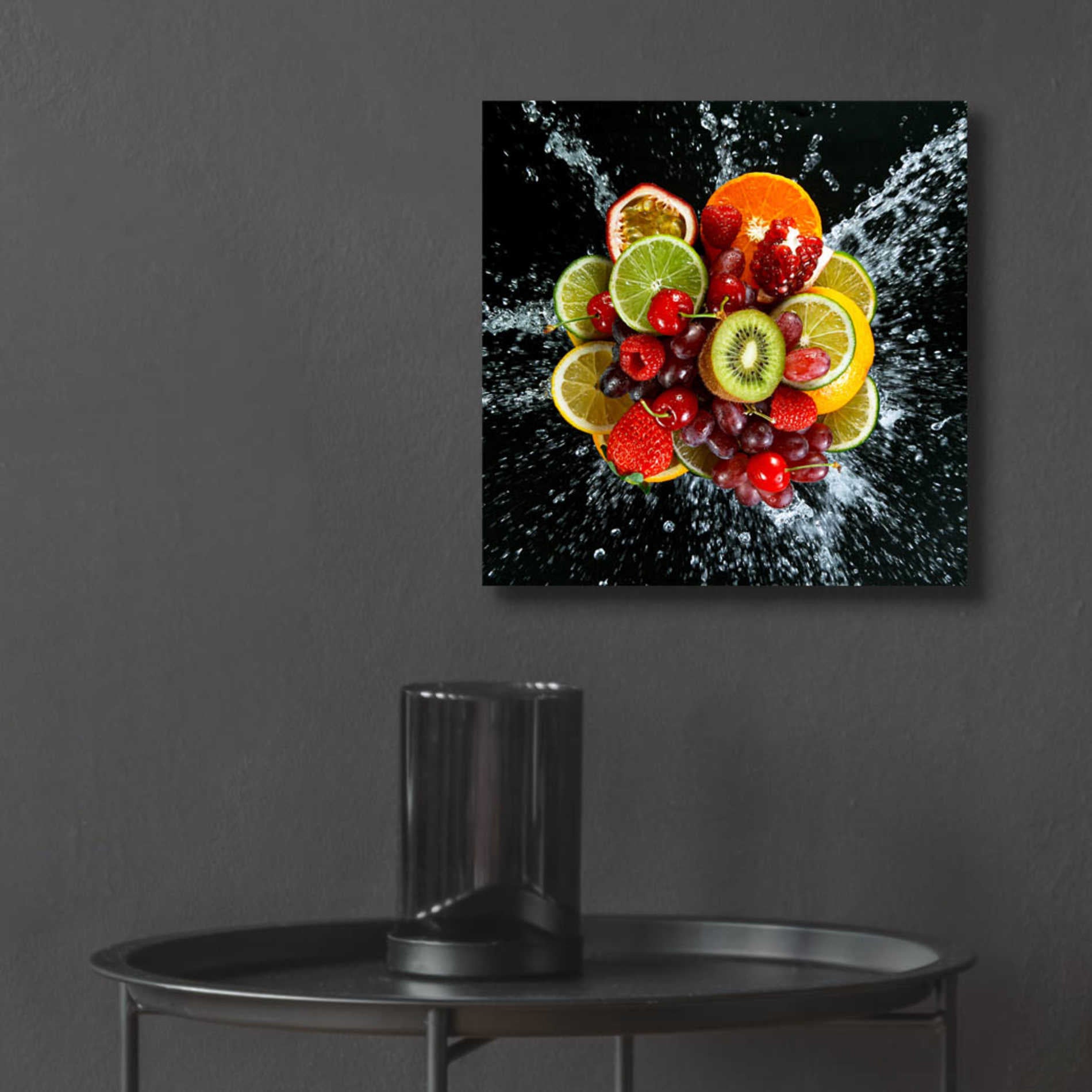 Epic Art 'Fruit Splash III,' Acrylic Glass Wall Art,12x12