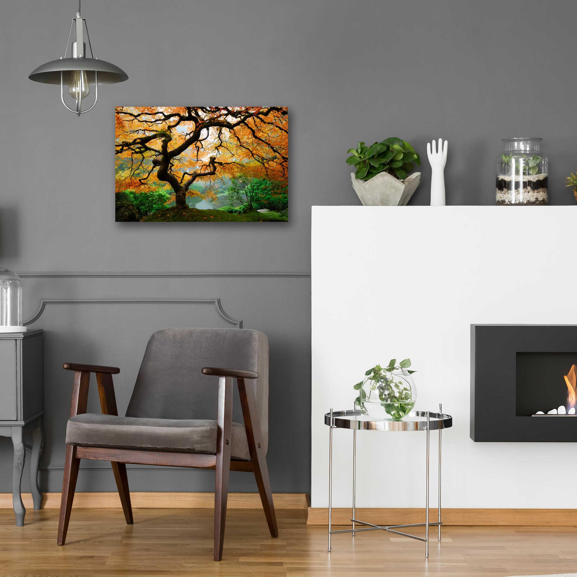 Epic Art 'Magical Autumn,' Acrylic Glass Wall Art,24x16