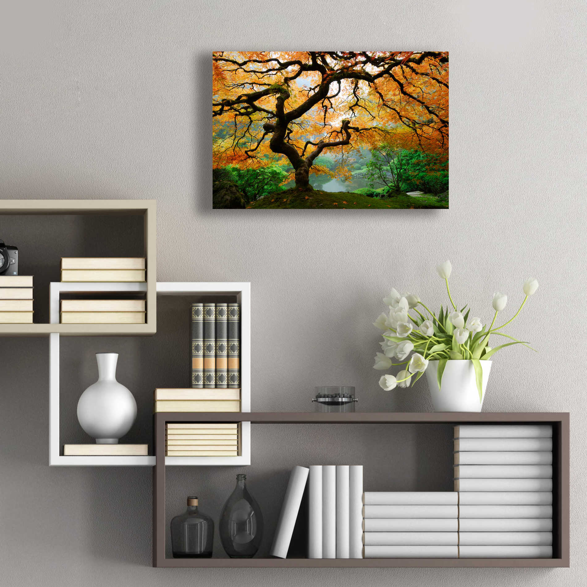 Epic Art 'Magical Autumn,' Acrylic Glass Wall Art,24x16