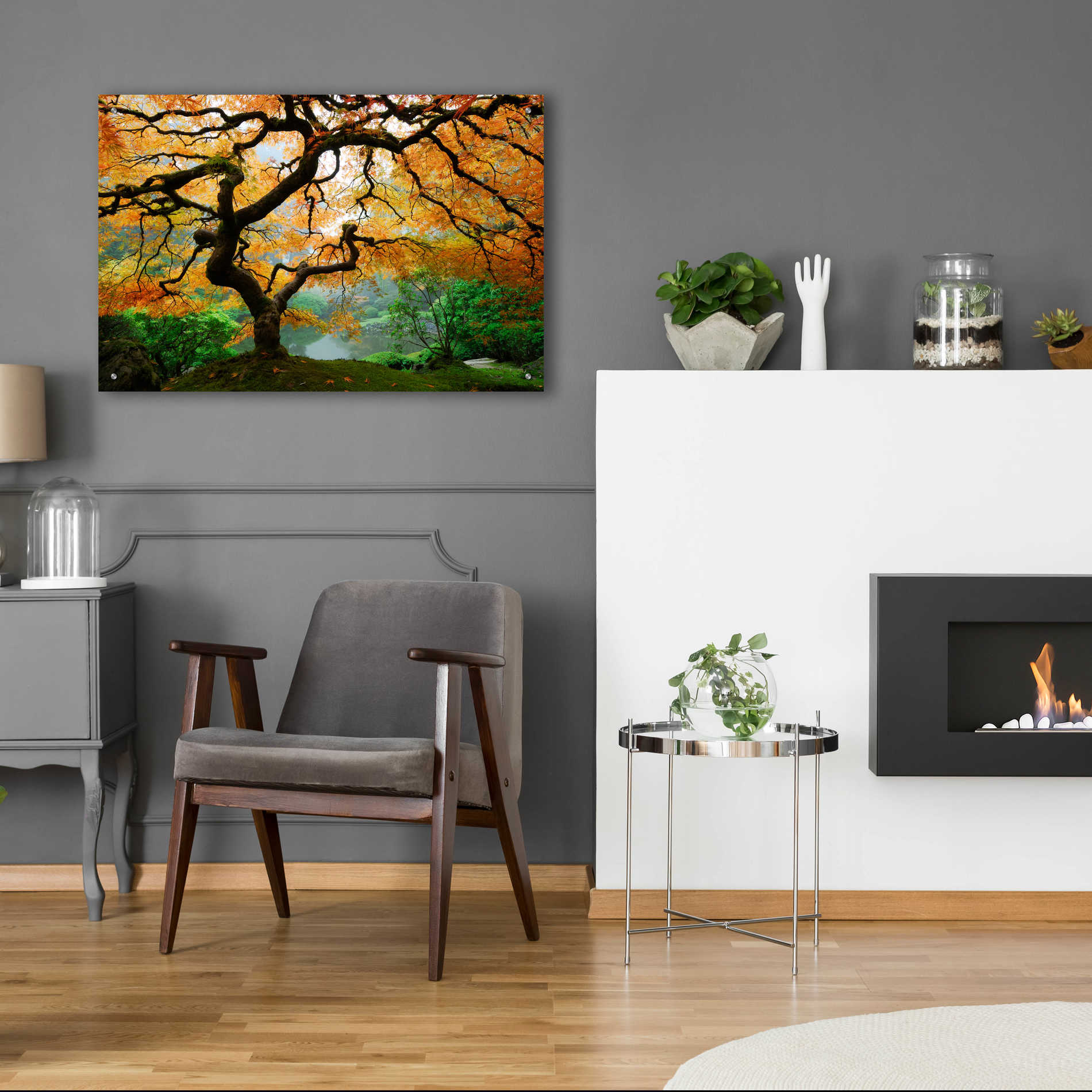 Epic Art 'Magical Autumn,' Acrylic Glass Wall Art,36x24