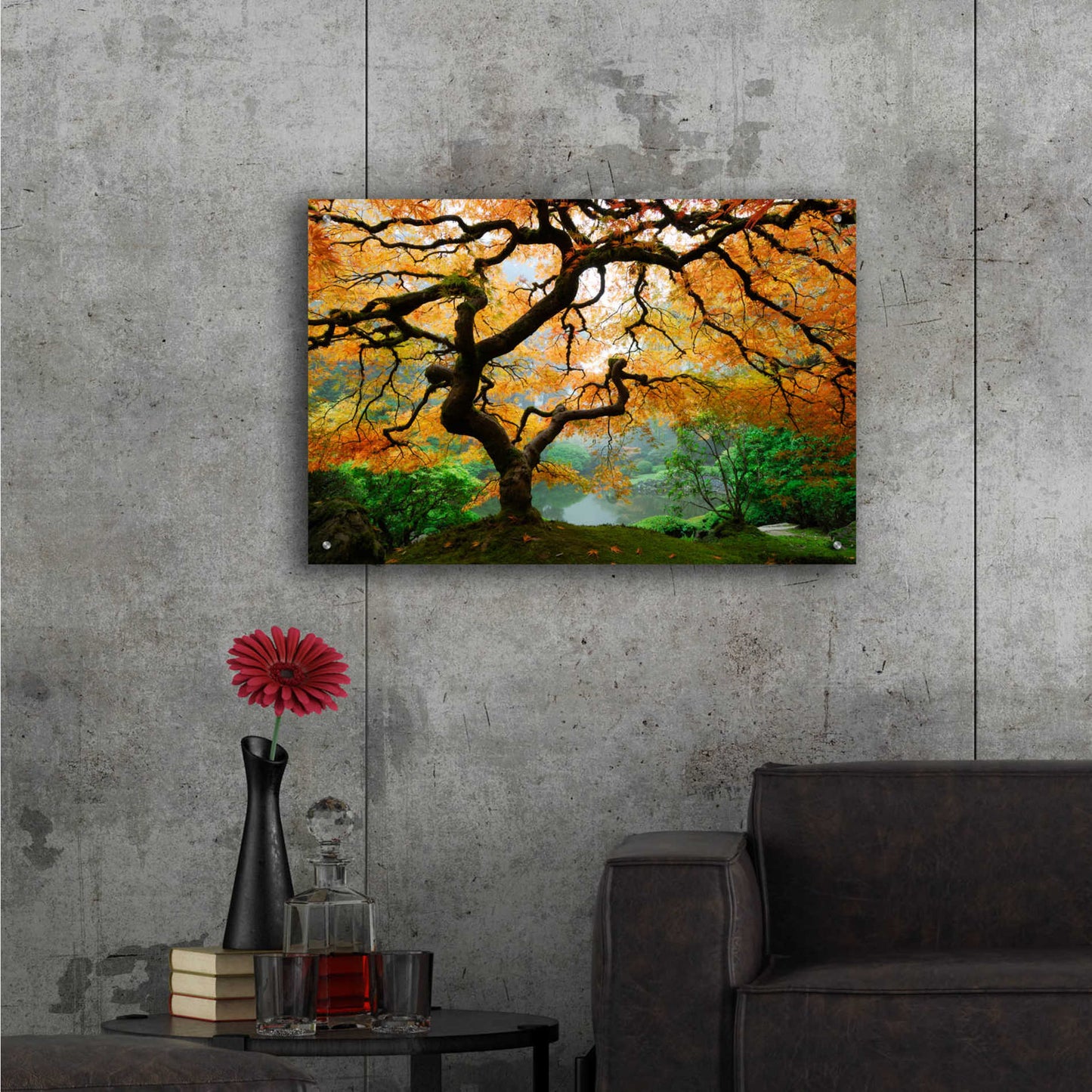 Epic Art 'Magical Autumn,' Acrylic Glass Wall Art,36x24