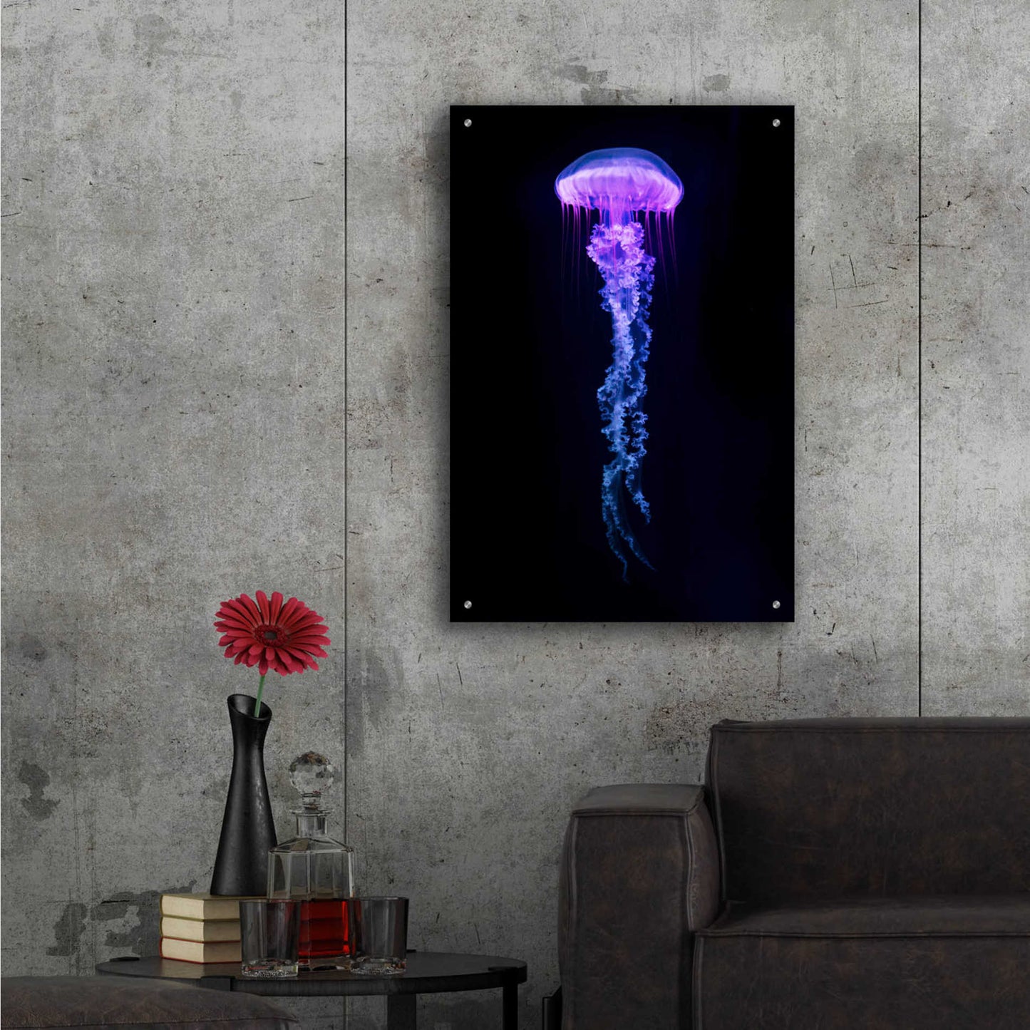 Epic Art 'Medusa,' Acrylic Glass Wall Art,24x36