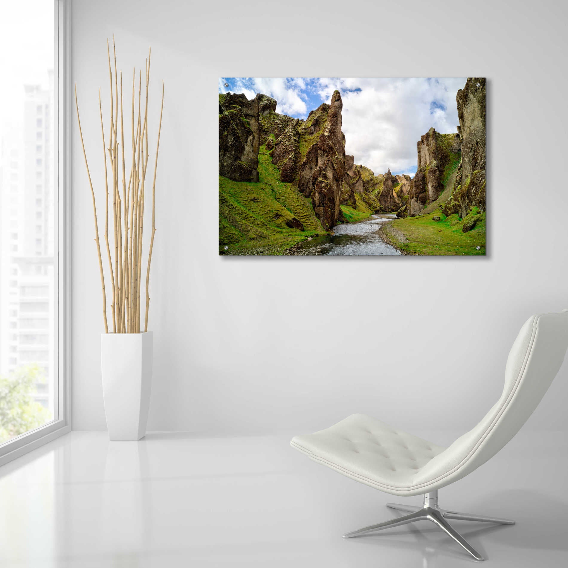 Epic Art 'Middle Earth,' Acrylic Glass Wall Art,36x24