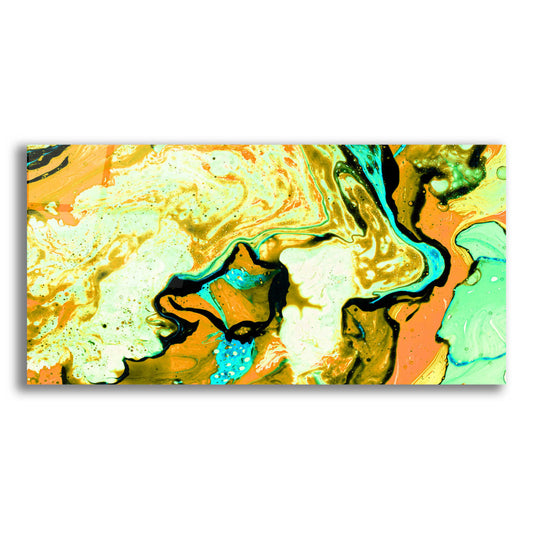 Epic Art 'Orange Lava,' Acrylic Glass Wall Art,2:1