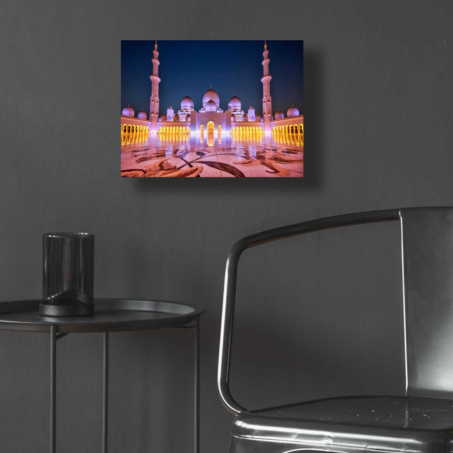 Epic Art 'Sheikh Zayed Grand Mosque,' Acrylic Glass Wall Art,16x12