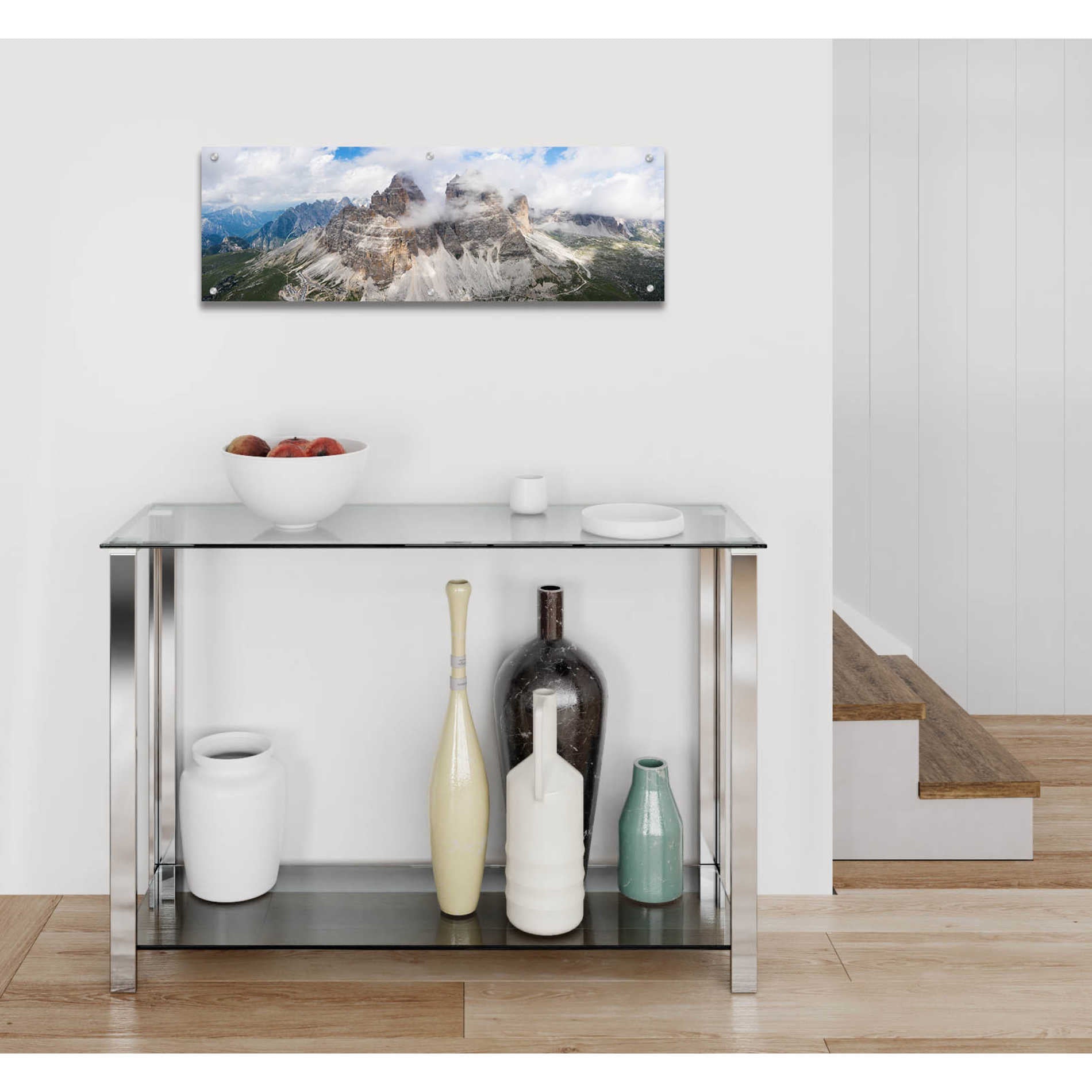 Epic Art 'Tre Cime Di Lavaredo,' Acrylic Glass Wall Art,36x12