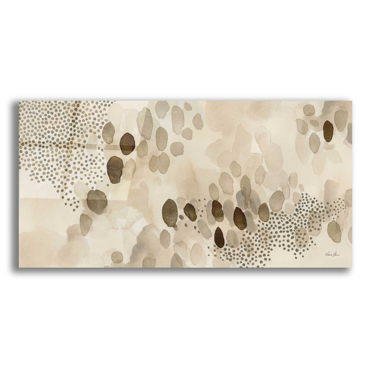 Epic Art 'Natural Abstract II' by Laura Horn, Acrylic Glass Wall Art,2:1