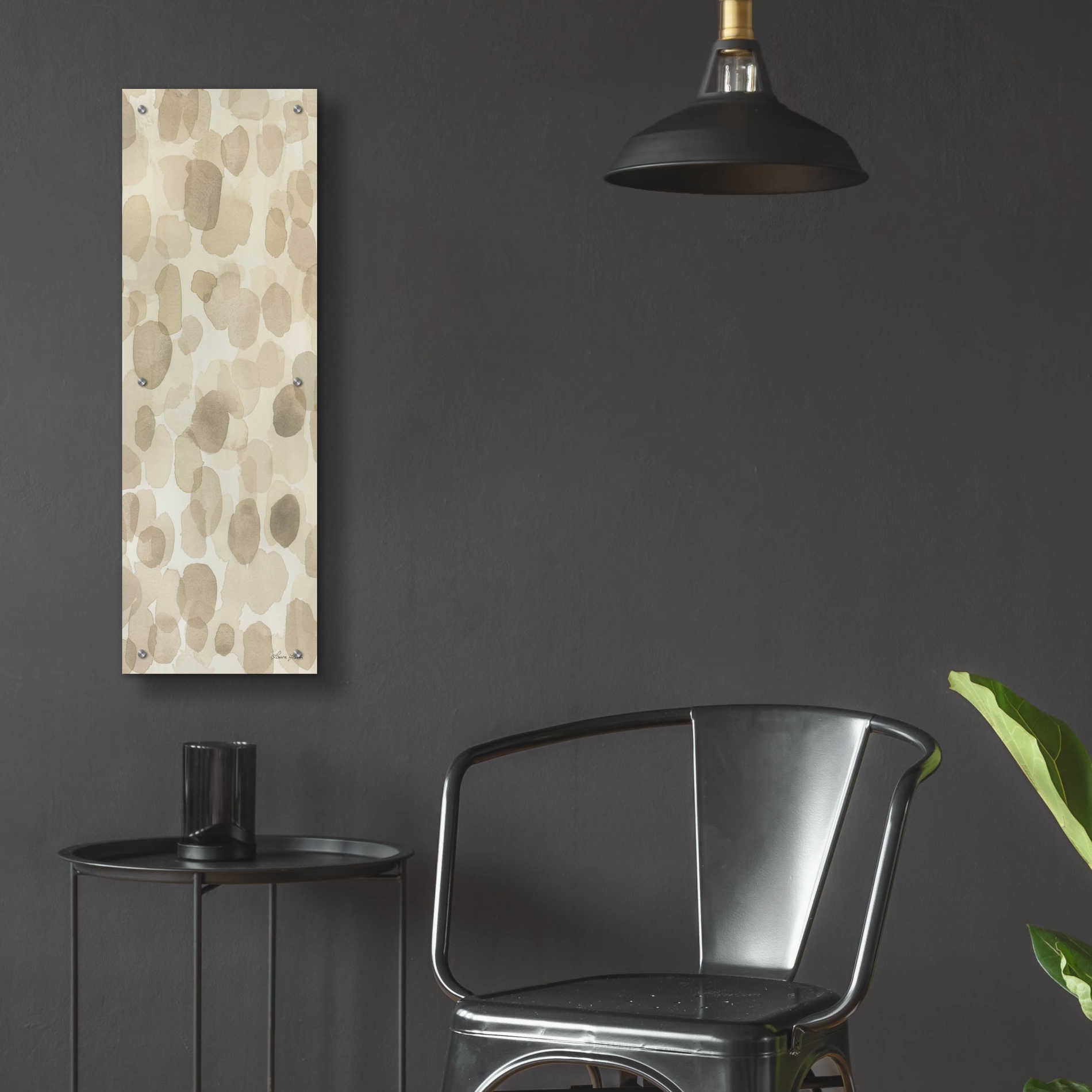 Epic Art 'Natural Abstract III' by Laura Horn, Acrylic Glass Wall Art,12x36