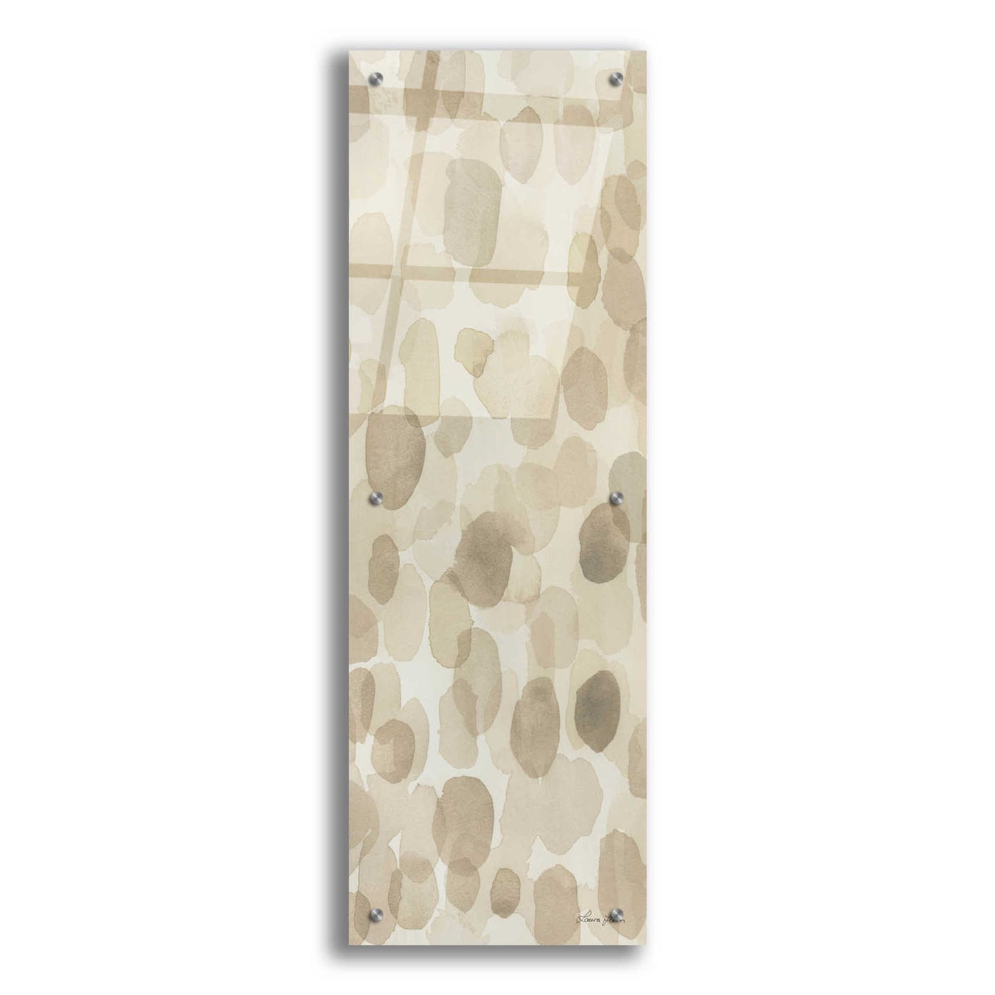 Epic Art 'Natural Abstract III' by Laura Horn, Acrylic Glass Wall Art,12x36