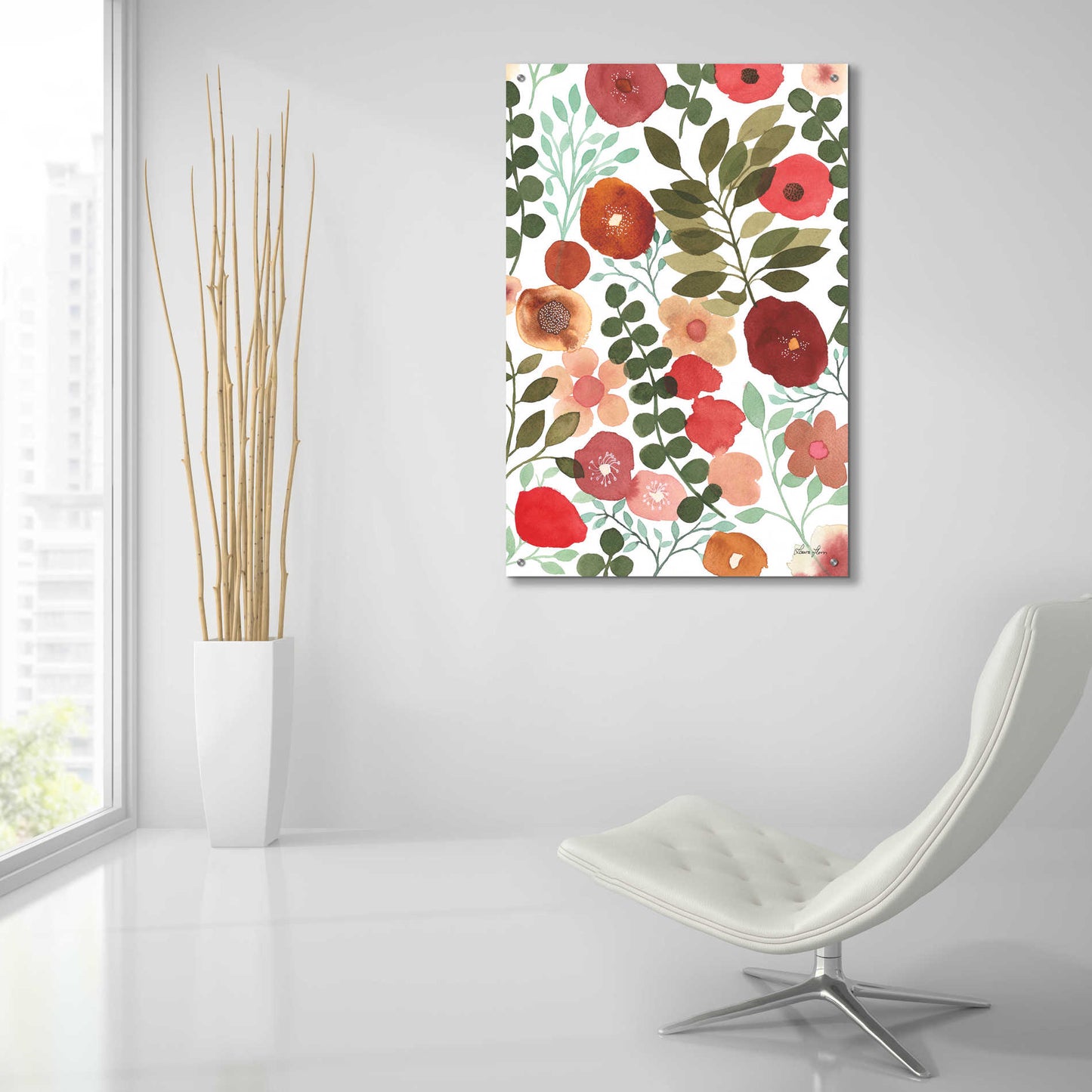 Epic Art 'Garden Dance II' by Laura Horn, Acrylic Glass Wall Art,24x36