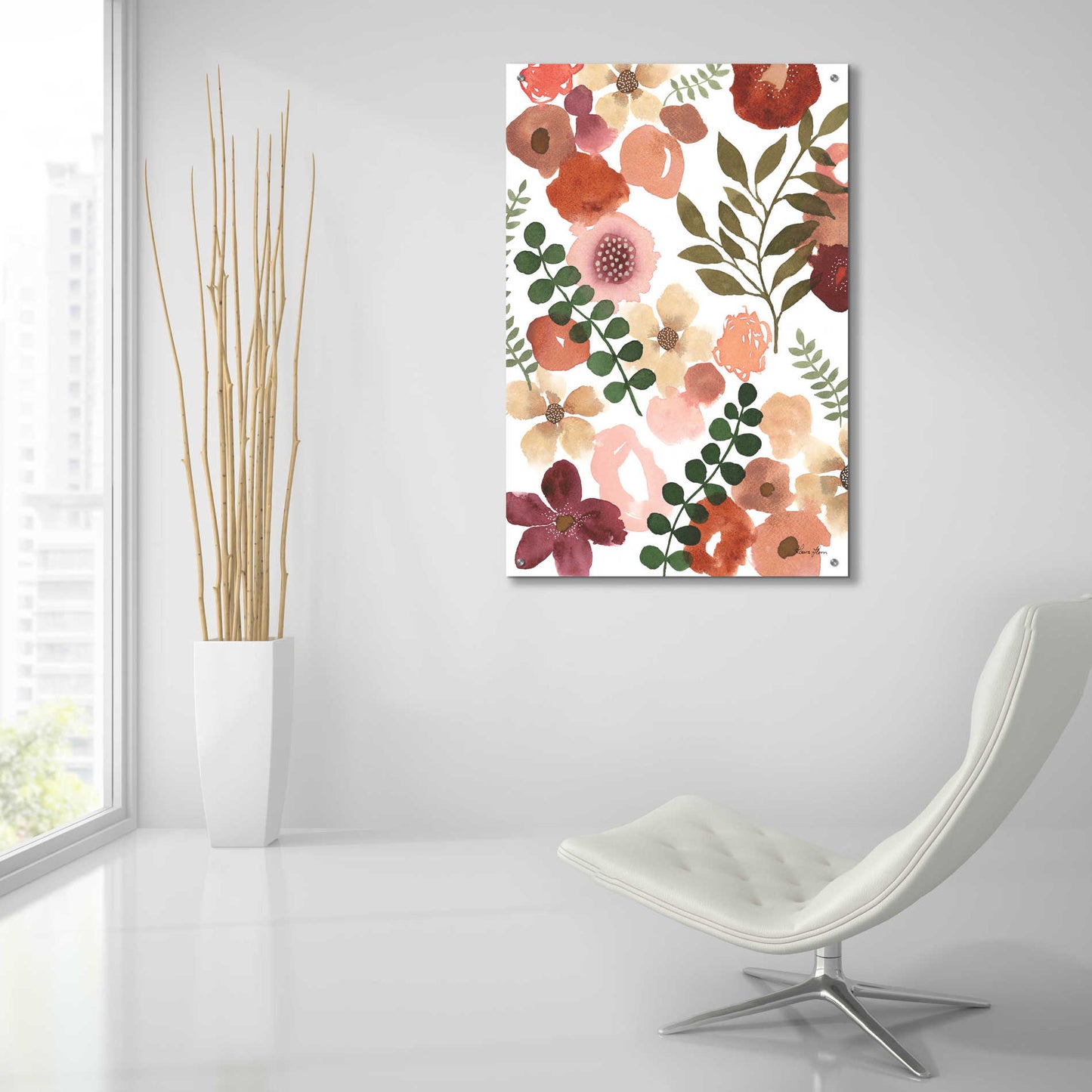 Epic Art 'Garden Dance III' by Laura Horn, Acrylic Glass Wall Art,24x36