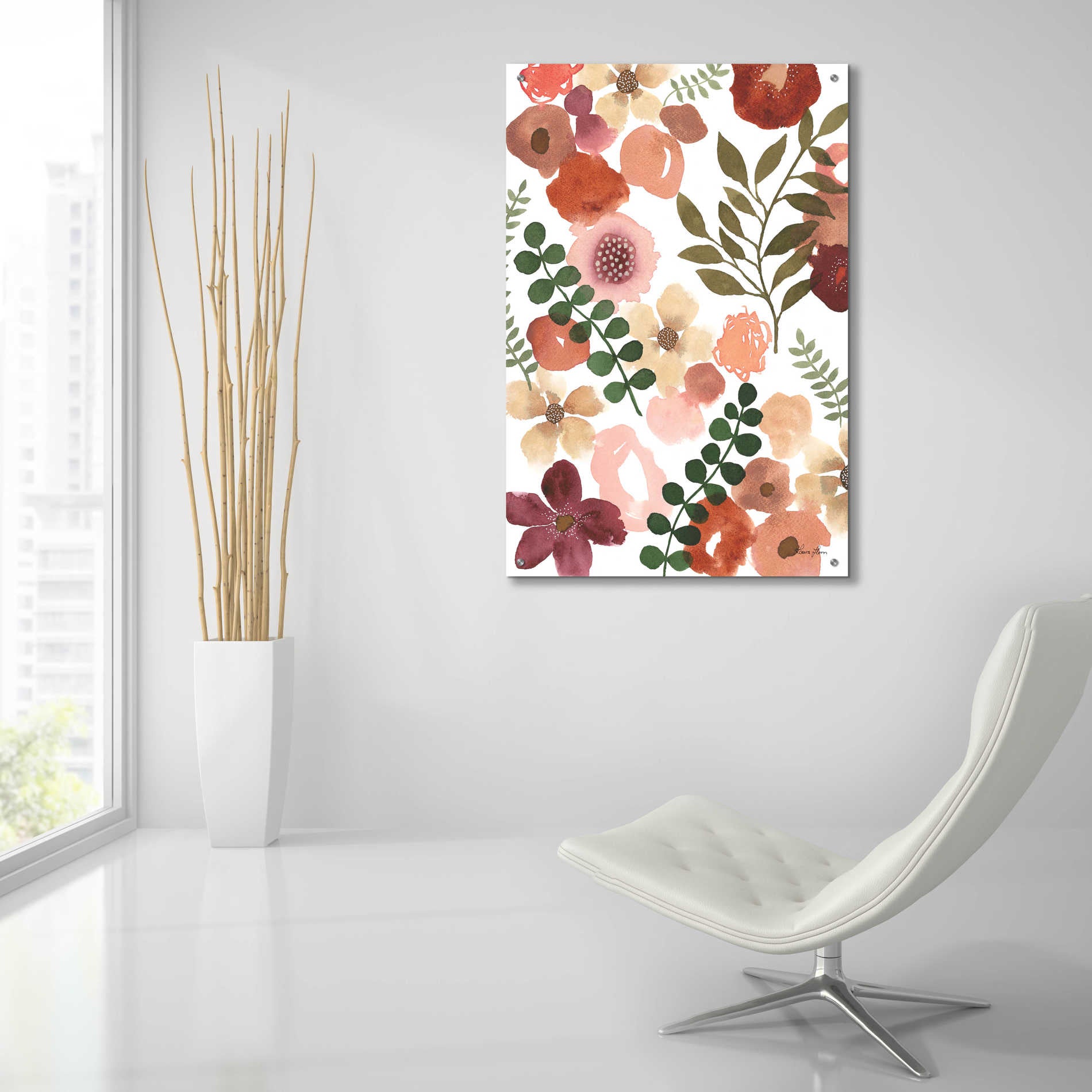 Epic Art 'Garden Dance III' by Laura Horn, Acrylic Glass Wall Art,24x36