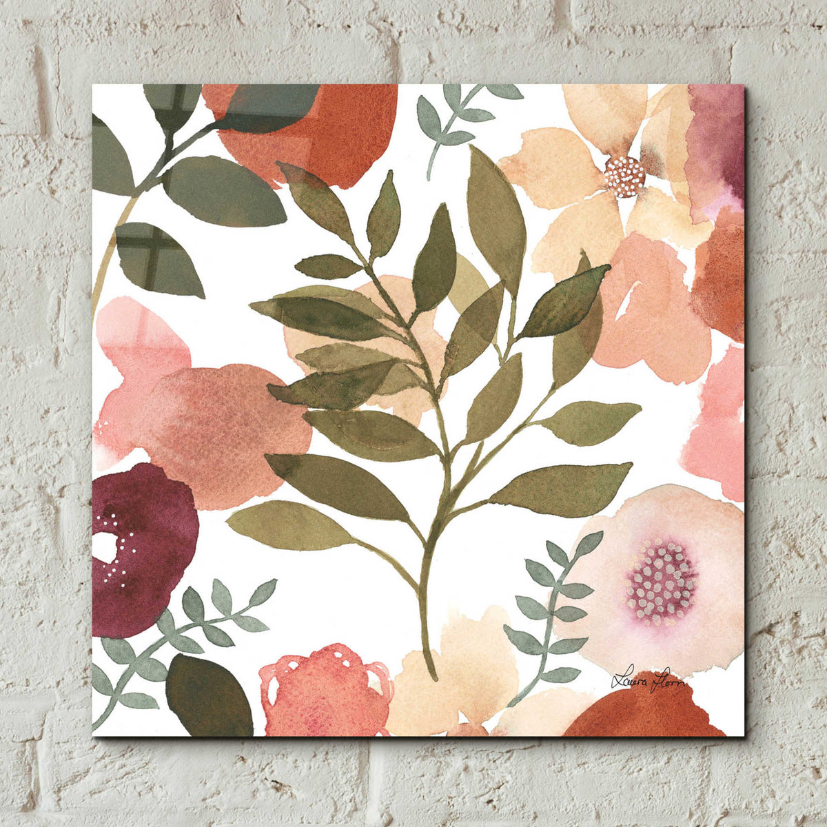 Epic Art 'Garden Dance V' by Laura Horn, Acrylic Glass Wall Art,12x12