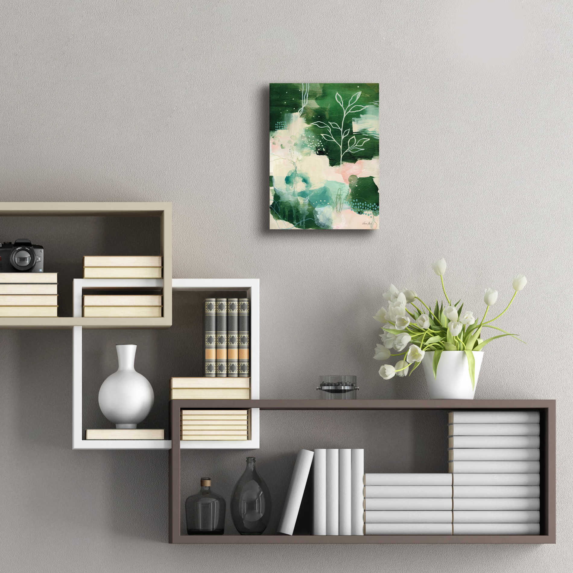 Epic Art 'Nature Story II' by Laura Horn, Acrylic Glass Wall Art,12x16