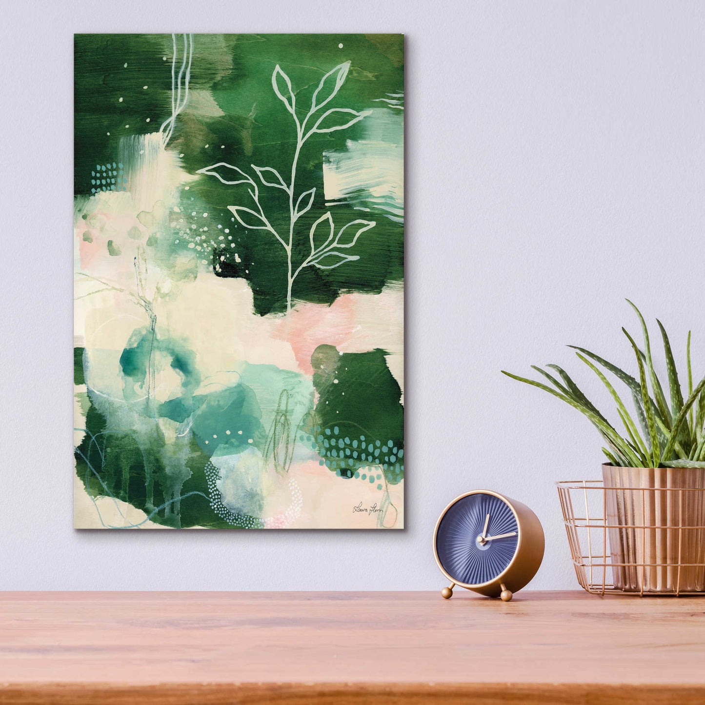 Epic Art 'Nature Story II' by Laura Horn, Acrylic Glass Wall Art,12x16