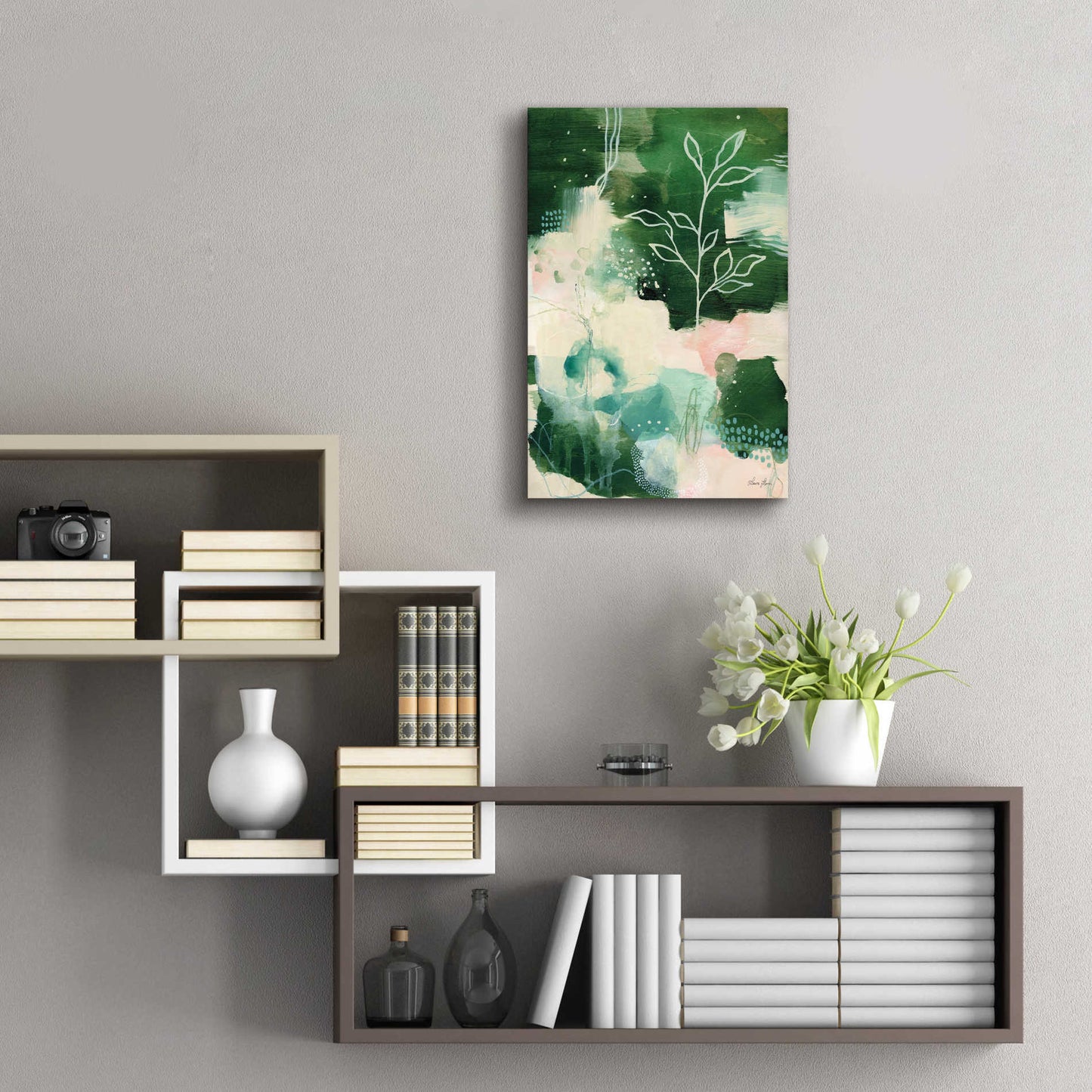 Epic Art 'Nature Story II' by Laura Horn, Acrylic Glass Wall Art,16x24