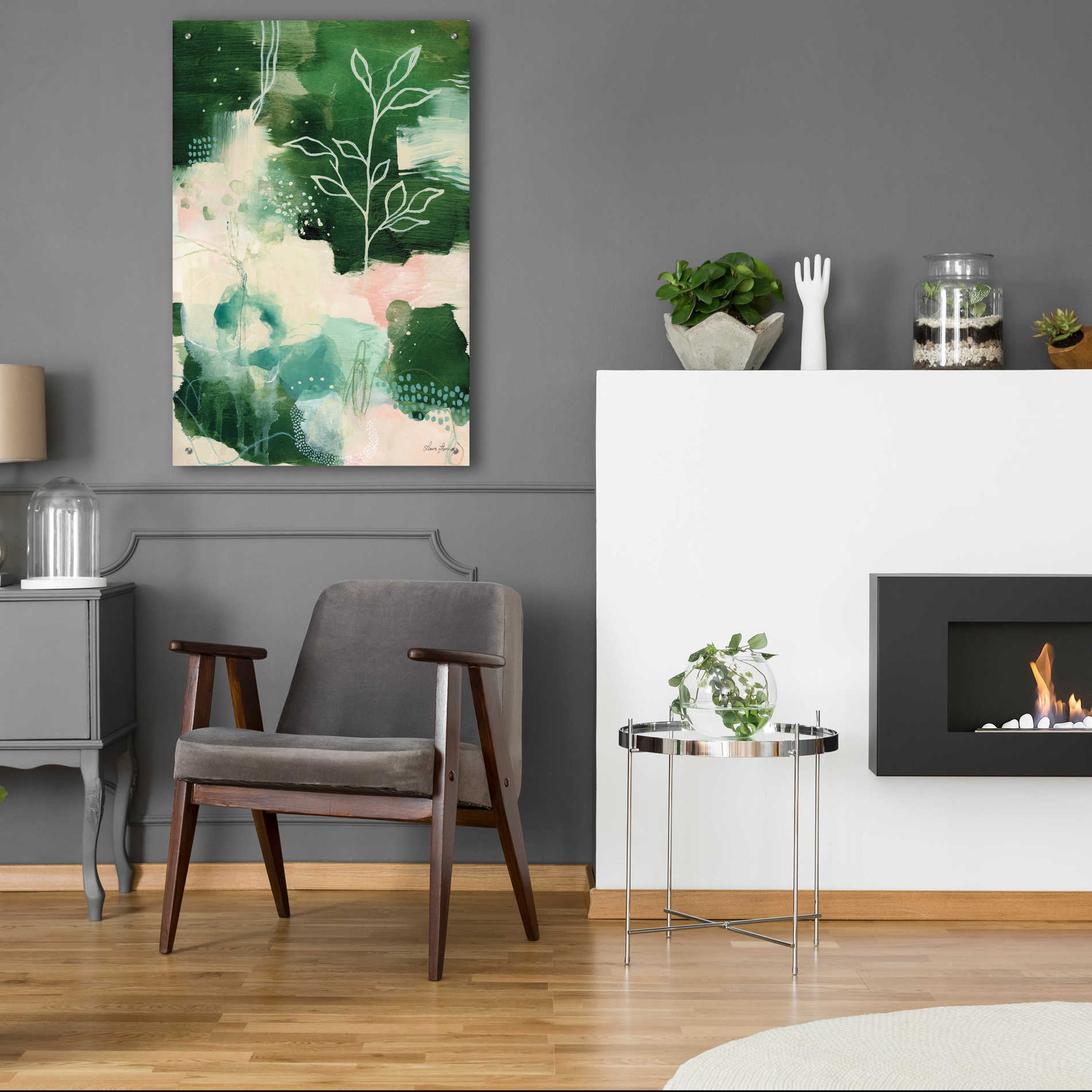 Epic Art 'Nature Story II' by Laura Horn, Acrylic Glass Wall Art,24x36