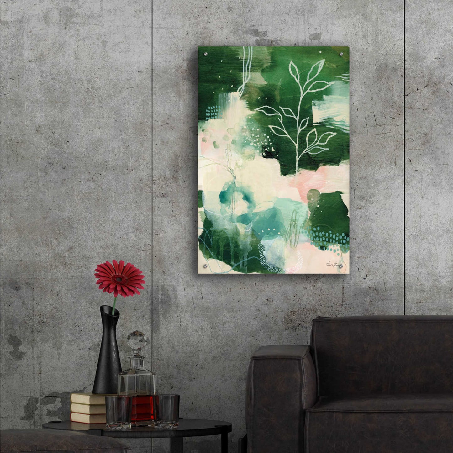 Epic Art 'Nature Story II' by Laura Horn, Acrylic Glass Wall Art,24x36