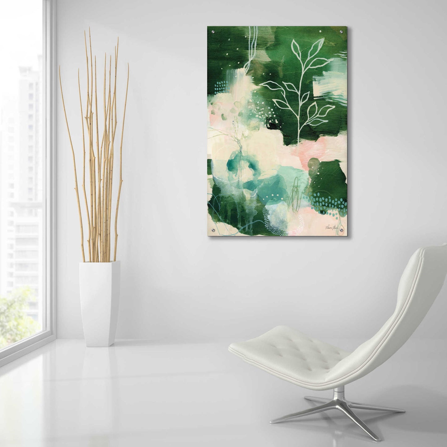 Epic Art 'Nature Story II' by Laura Horn, Acrylic Glass Wall Art,24x36