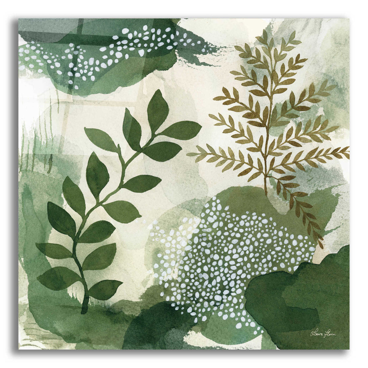 Epic Art 'Woodland Walk I' by Laura Horn, Acrylic Glass Wall Art