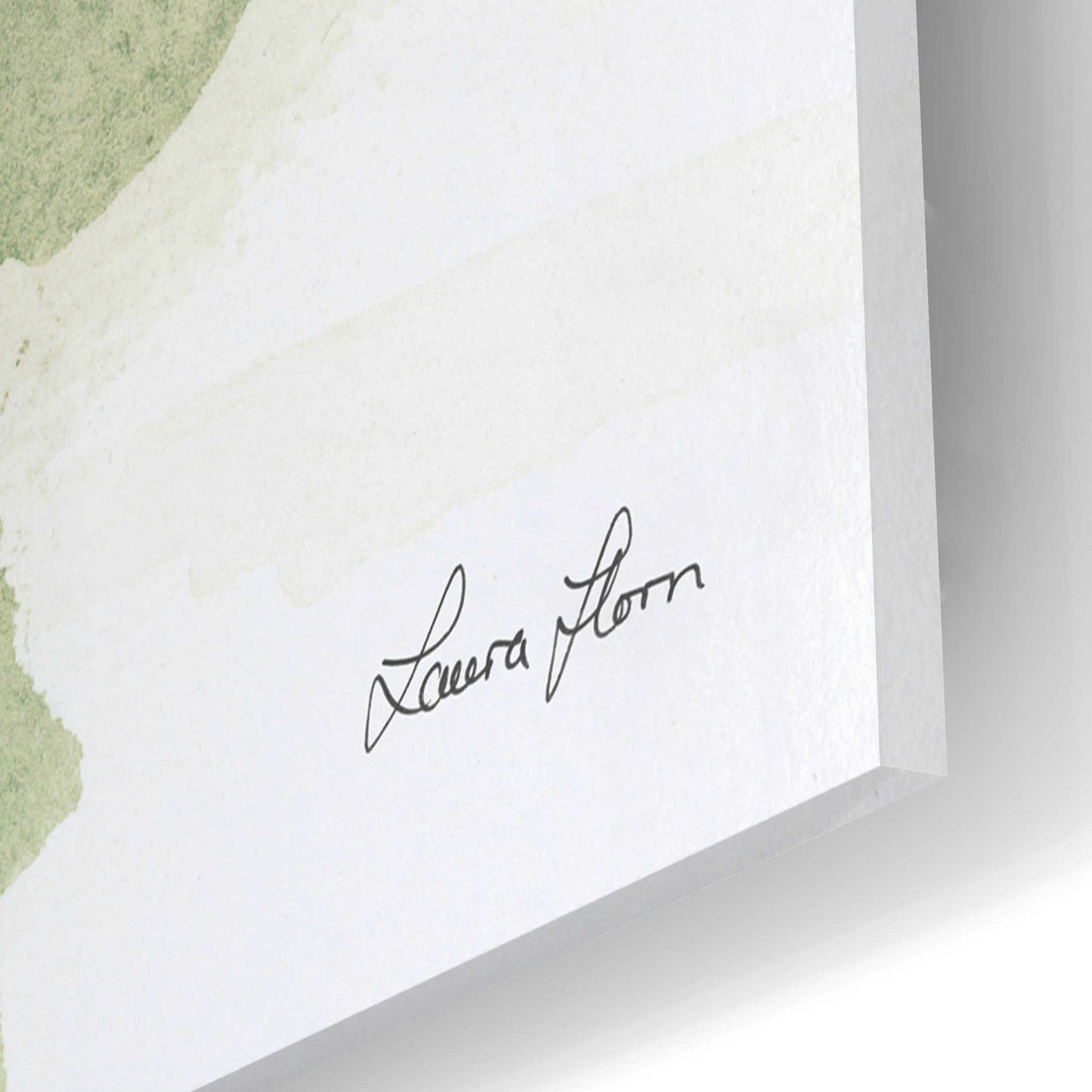 Epic Art 'Woodland Walk II' by Laura Horn, Acrylic Glass Wall Art,12x12