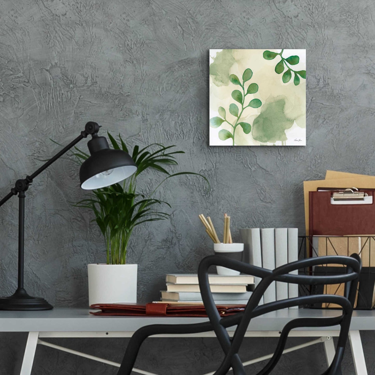 Epic Art 'Woodland Walk II' by Laura Horn, Acrylic Glass Wall Art,12x12