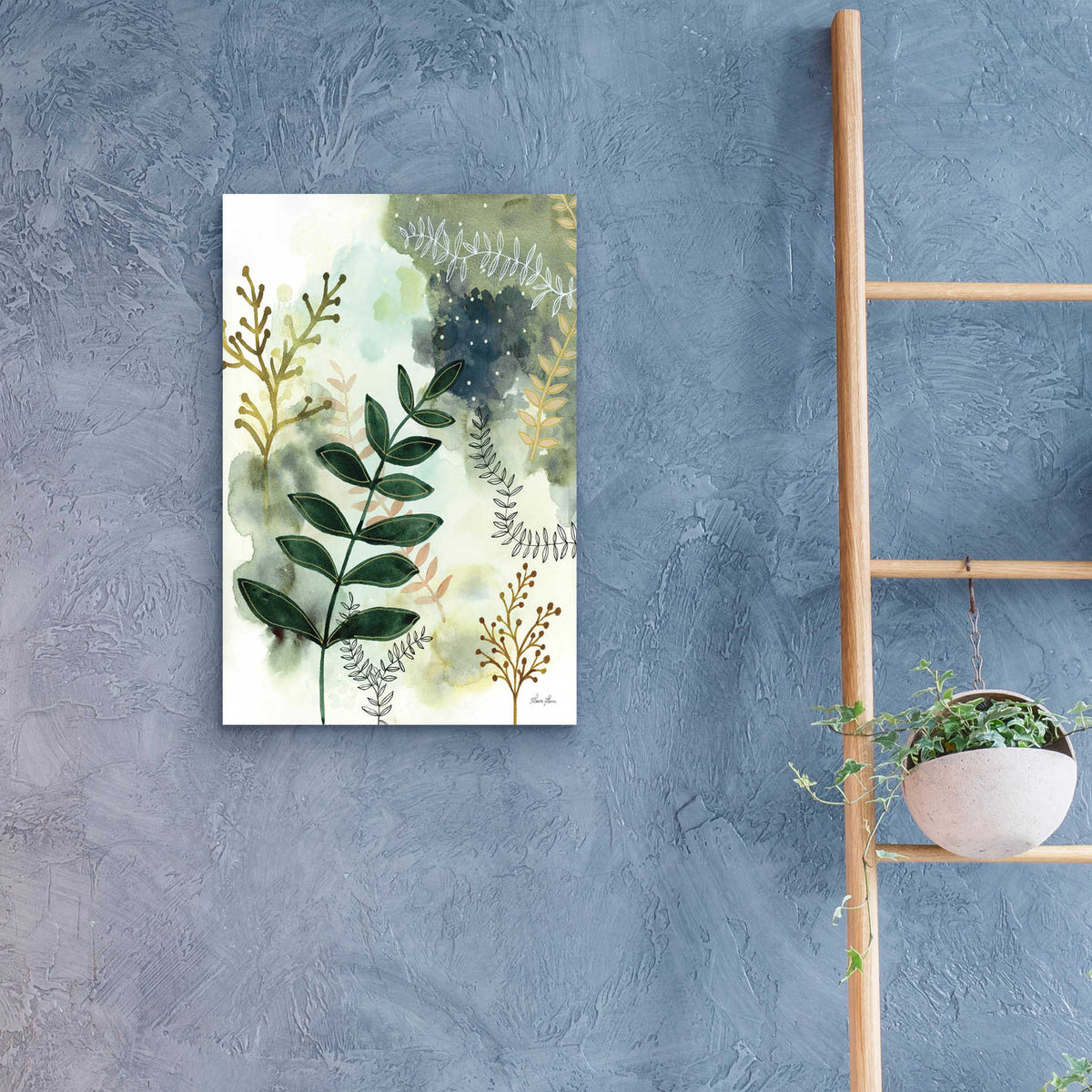 Epic Art 'Woodland Walk V' by Laura Horn, Acrylic Glass Wall Art,16x24