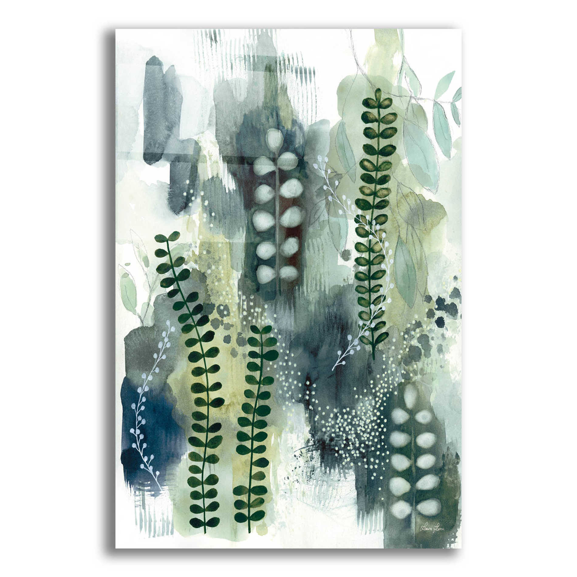 Epic Art 'Woodland Walk VI' by Laura Horn, Acrylic Glass Wall Art,12x16