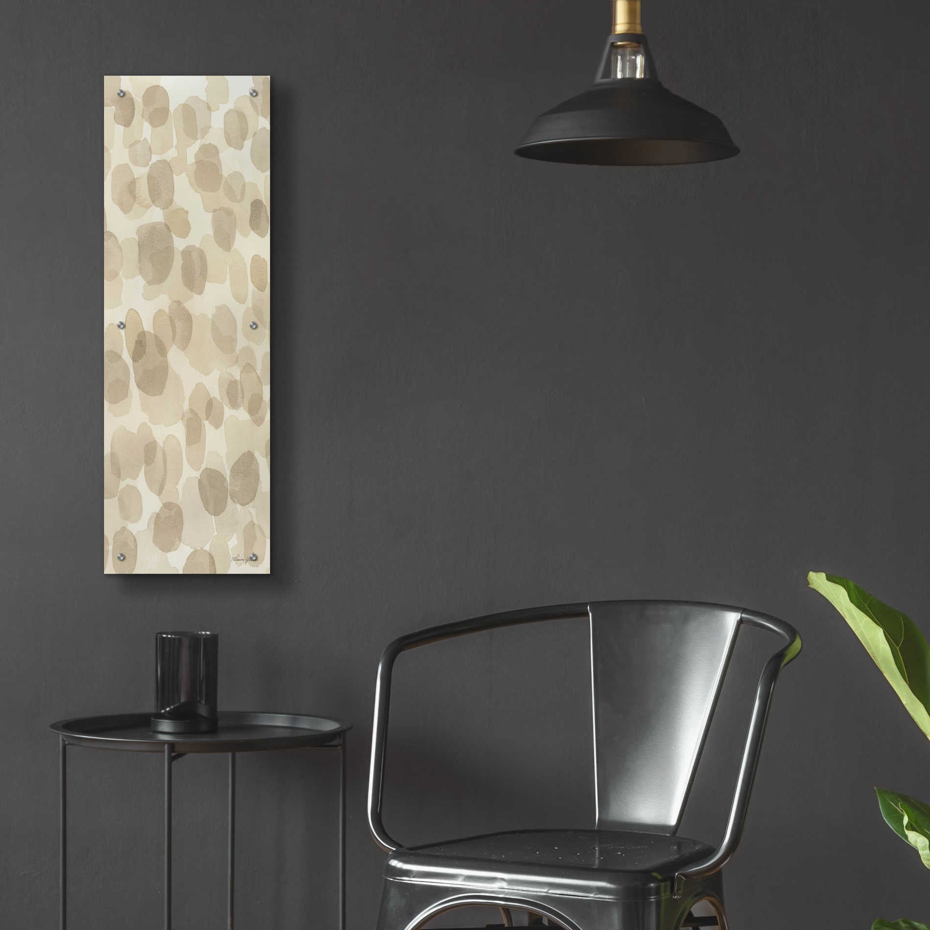 Epic Art 'Natural Abstract IV' by Laura Horn, Acrylic Glass Wall Art,12x36
