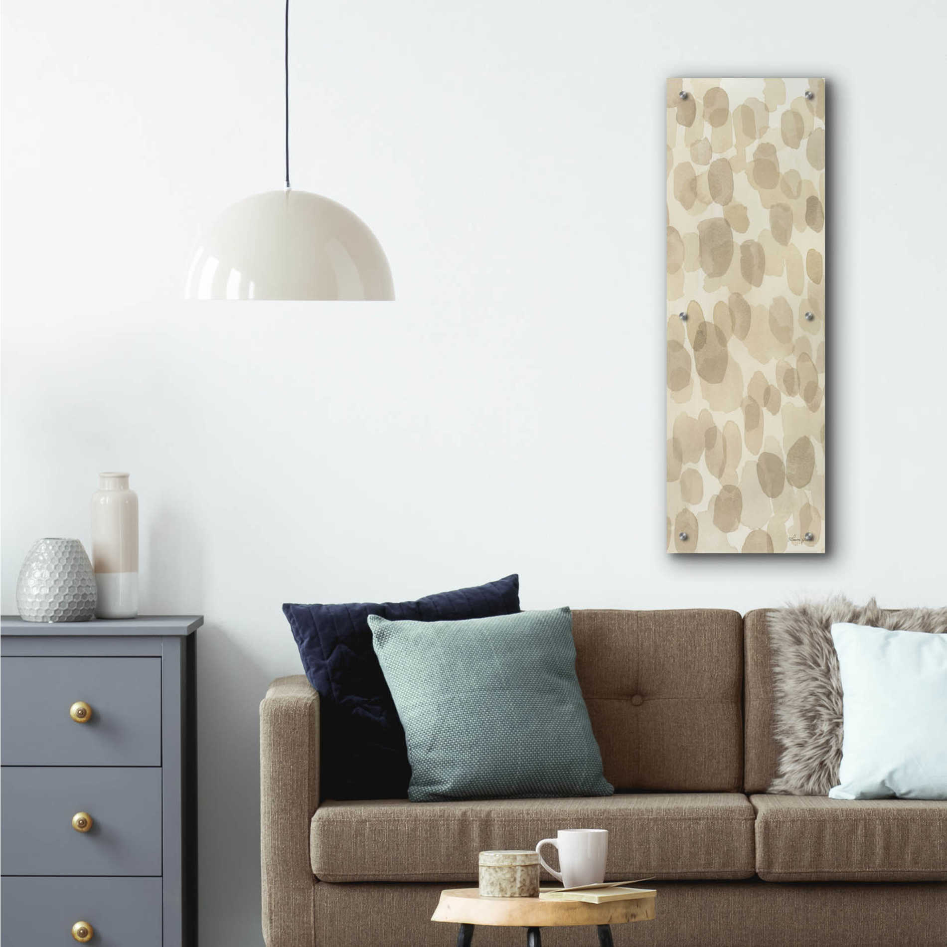 Epic Art 'Natural Abstract IV' by Laura Horn, Acrylic Glass Wall Art,12x36