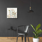 Epic Art 'Rainbow Vines with Flowers Spice' by Kathy Ferguson, Acrylic Glass Wall Art,24x24
