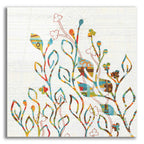 Epic Art 'Rainbow Vines with Flowers Spice' by Kathy Ferguson, Acrylic Glass Wall Art