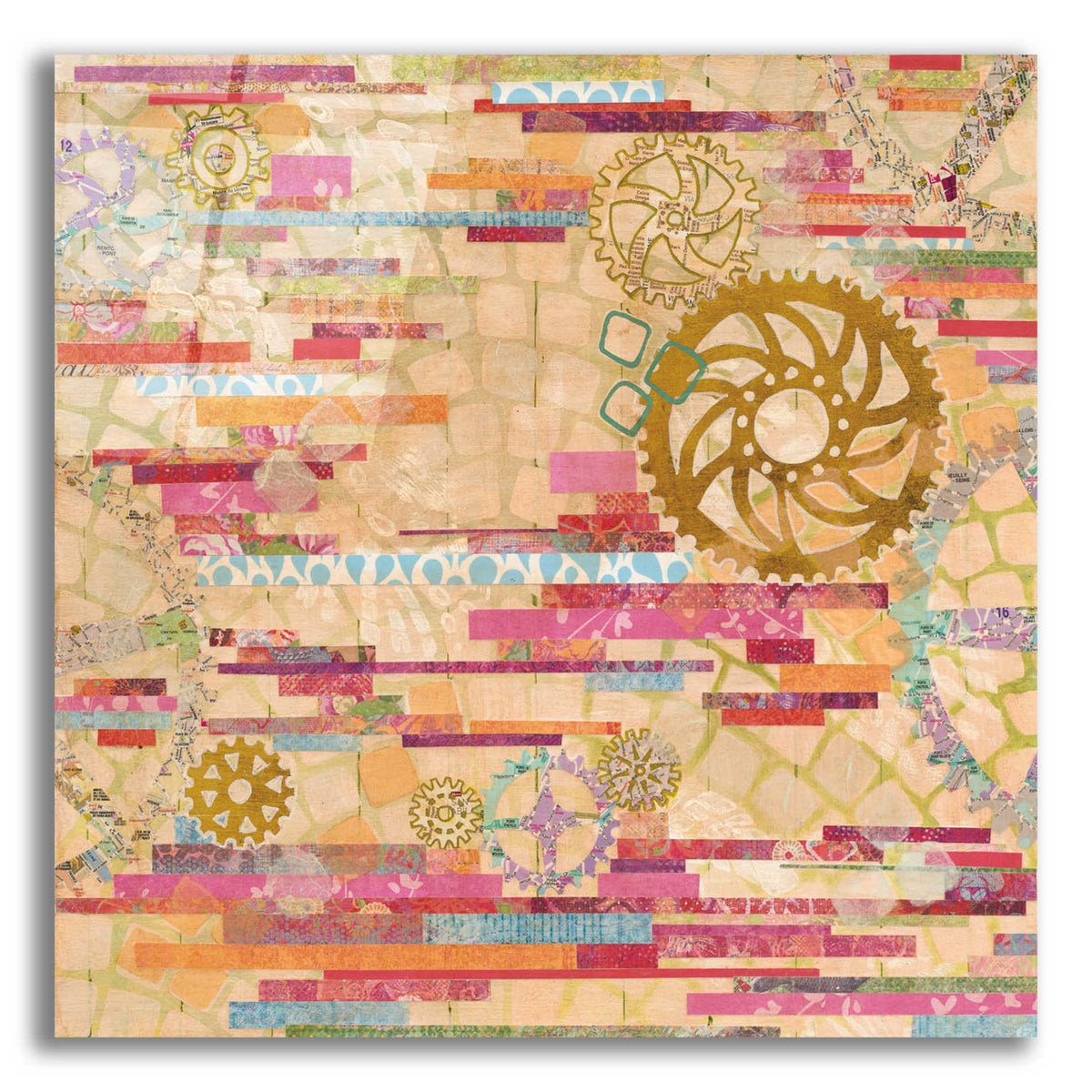 Epic Art 'EU Timetable I' by Kathy Ferguson, Acrylic Glass Wall Art