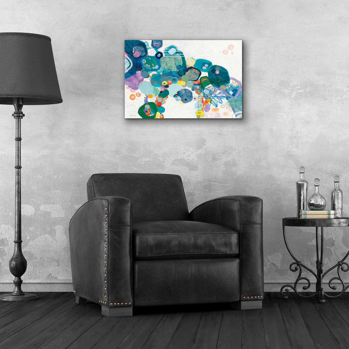 Epic Art 'Bridging our Differences' by Kathy Ferguson, Acrylic Glass Wall Art,24x16