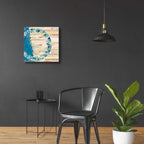 Epic Art 'The Calm and The Storm' by Kathy Ferguson, Acrylic Glass Wall Art,24x24