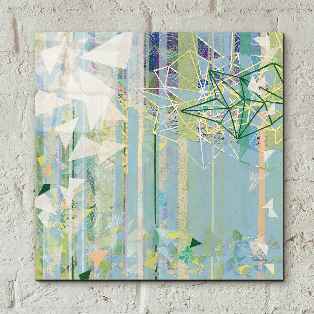 Epic Art 'Hanging Around I' by Kathy Ferguson, Acrylic Glass Wall Art,12x12